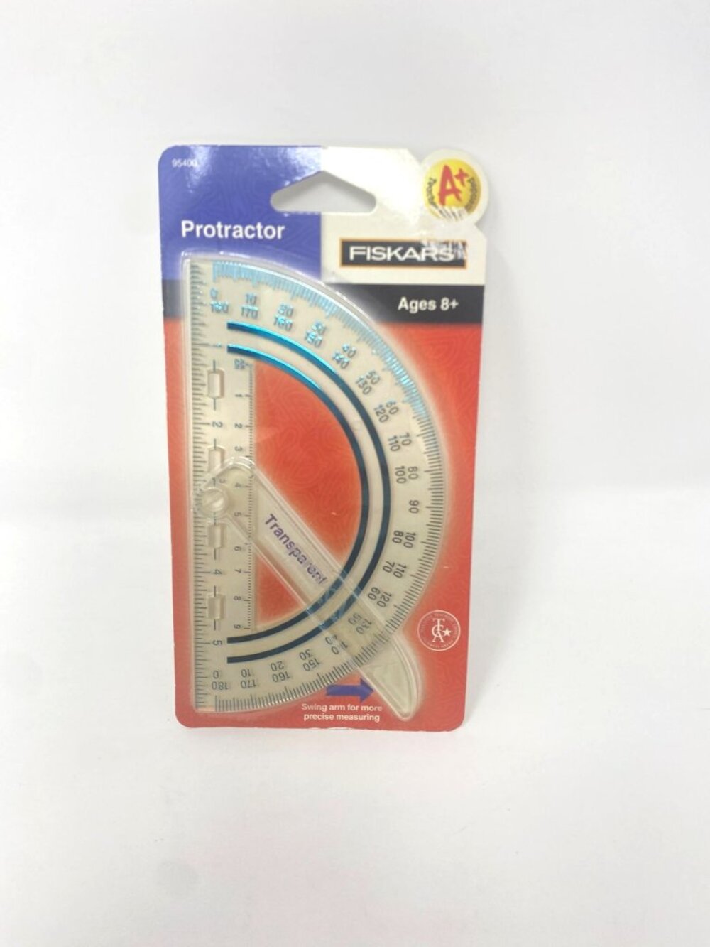 Fiskars  Transparent Protractor Vintage Back To School Supplies Math Engineering